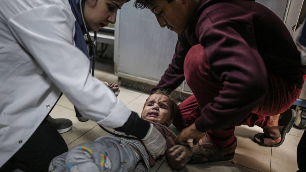 Gazze'de 'insanlık' öldü! Katliamın 38. gününden acı kareler... 7